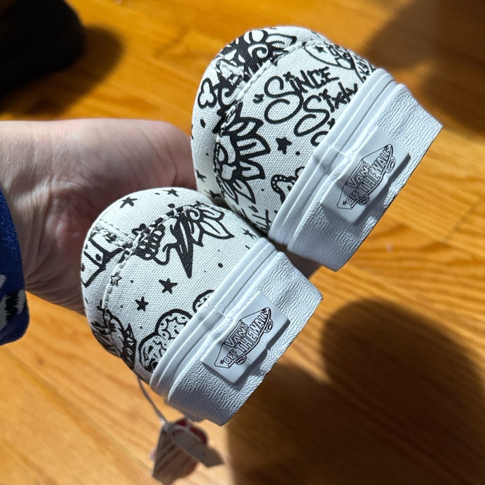 VANS U-Color Tattoo Print Rare Edition Slip On (Women 7.5/Men 6) - Picture 5 of 10